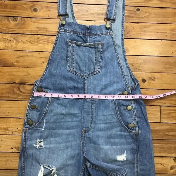 𝅺GAP ripped distressed jeans shortall unisex - Picture 7 of 9